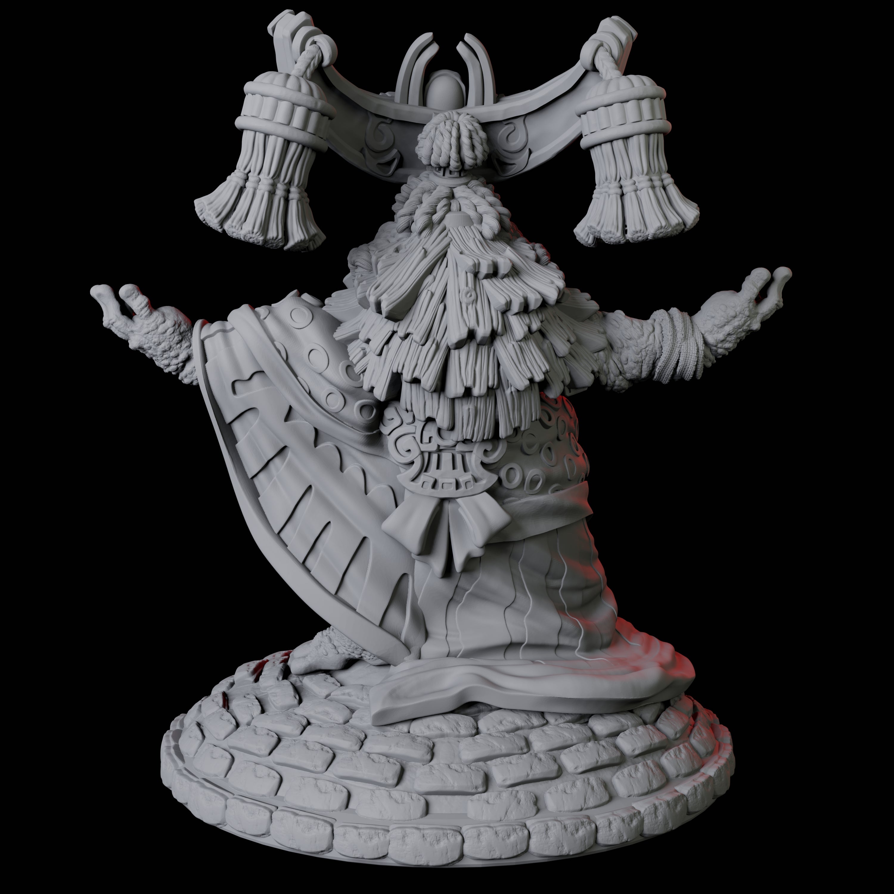 Boggard Priestess C Miniature for Dungeons and Dragons, Pathfinder or other TTRPGs