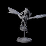 Boiling Lizardfolk Pteranodon Rider A Miniature for Dungeons and Dragons, Pathfinder or other TTRPGs