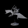 Boiling Lizardfolk Pteranodon Rider B Miniature for Dungeons and Dragons, Pathfinder or other TTRPGs