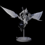 Boiling Lizardfolk Pteranodon Rider D Miniature for Dungeons and Dragons, Pathfinder or other TTRPGs