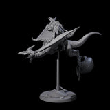 Boiling Lizardfolk Pteranodon Rider D Miniature for Dungeons and Dragons, Pathfinder or other TTRPGs