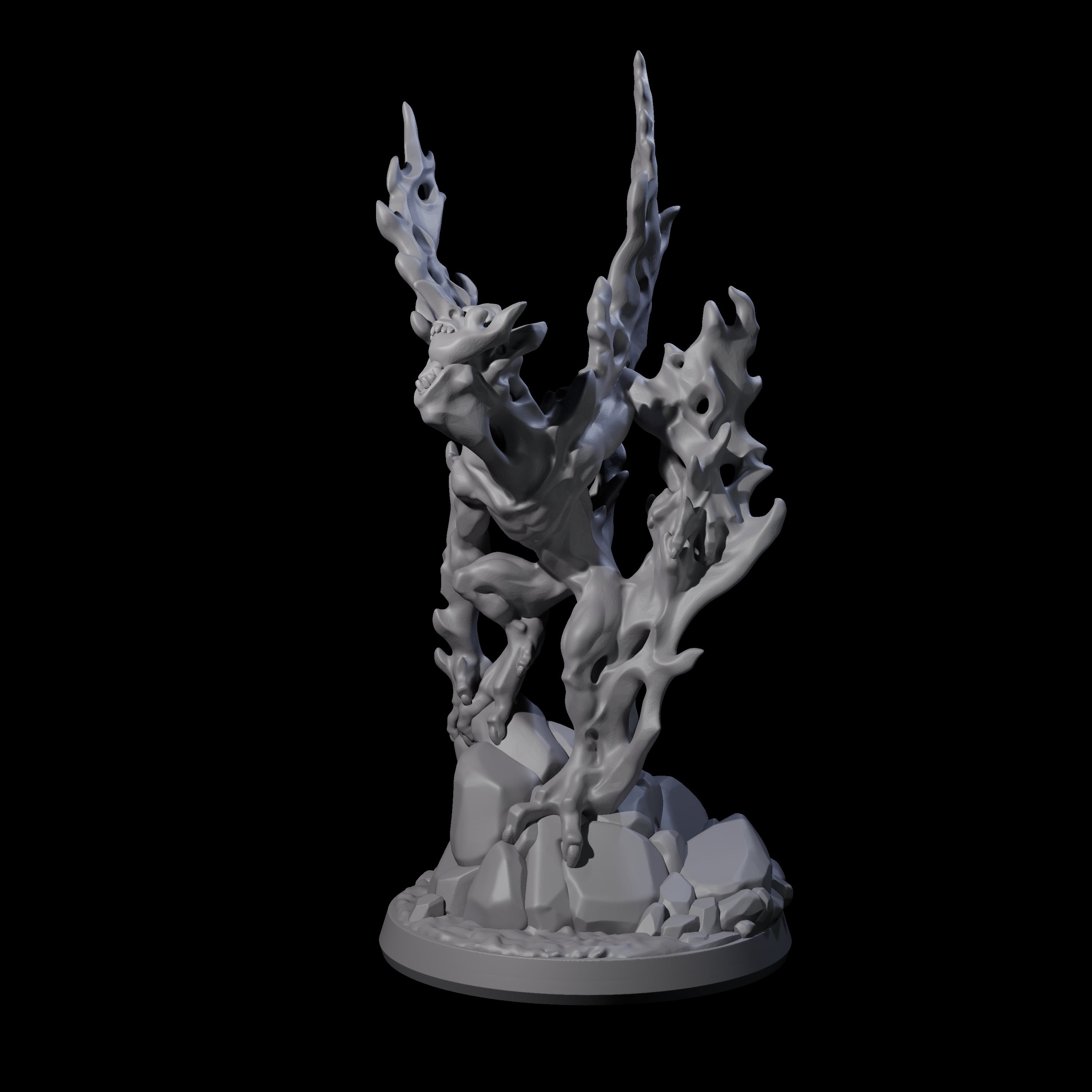 Boiling Magma Mephit Miniature for Dungeons and Dragons, Pathfinder or other TTRPGs