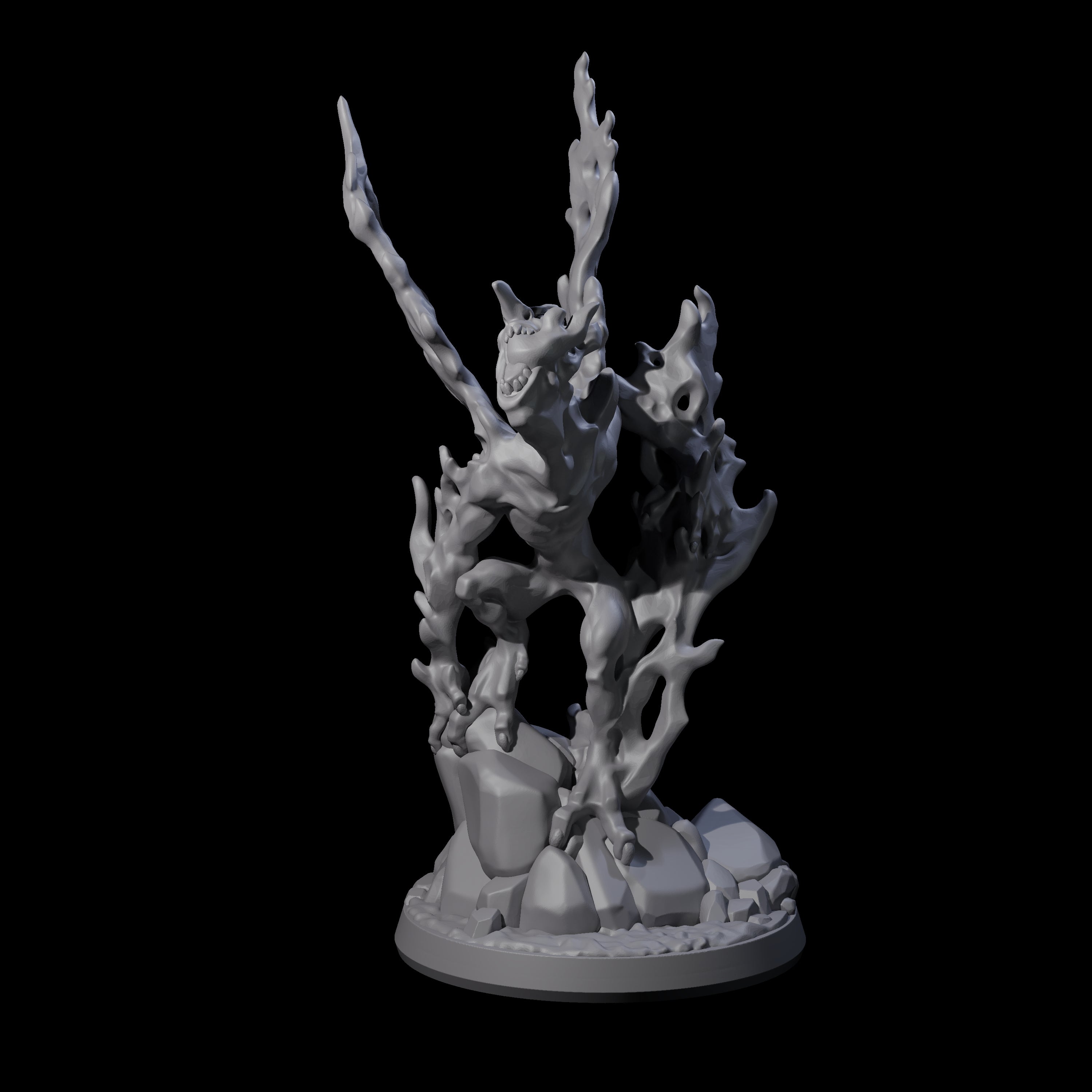 Boiling Magma Mephit Miniature for Dungeons and Dragons, Pathfinder or other TTRPGs
