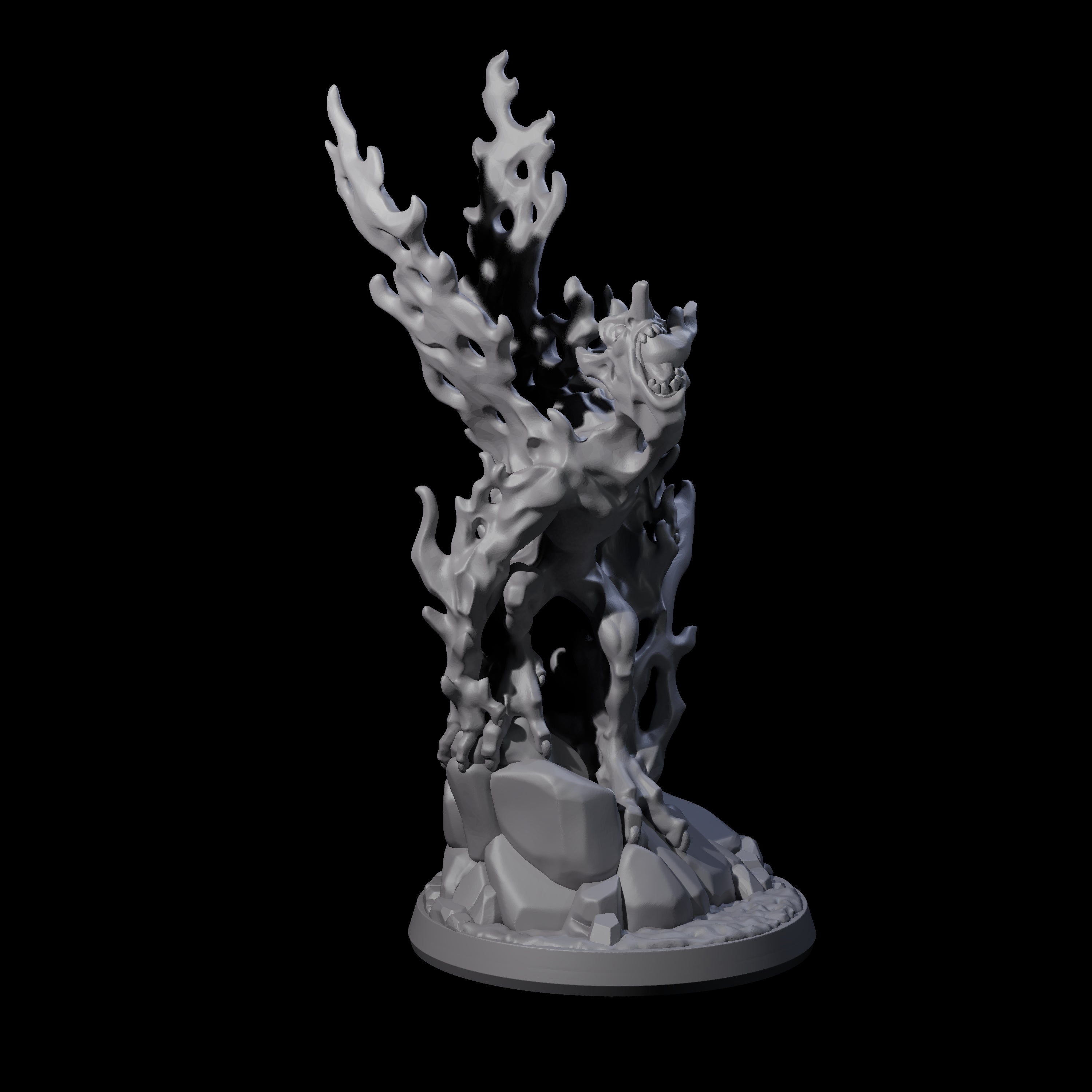 Boiling Magma Mephit Miniature for Dungeons and Dragons, Pathfinder or other TTRPGs
