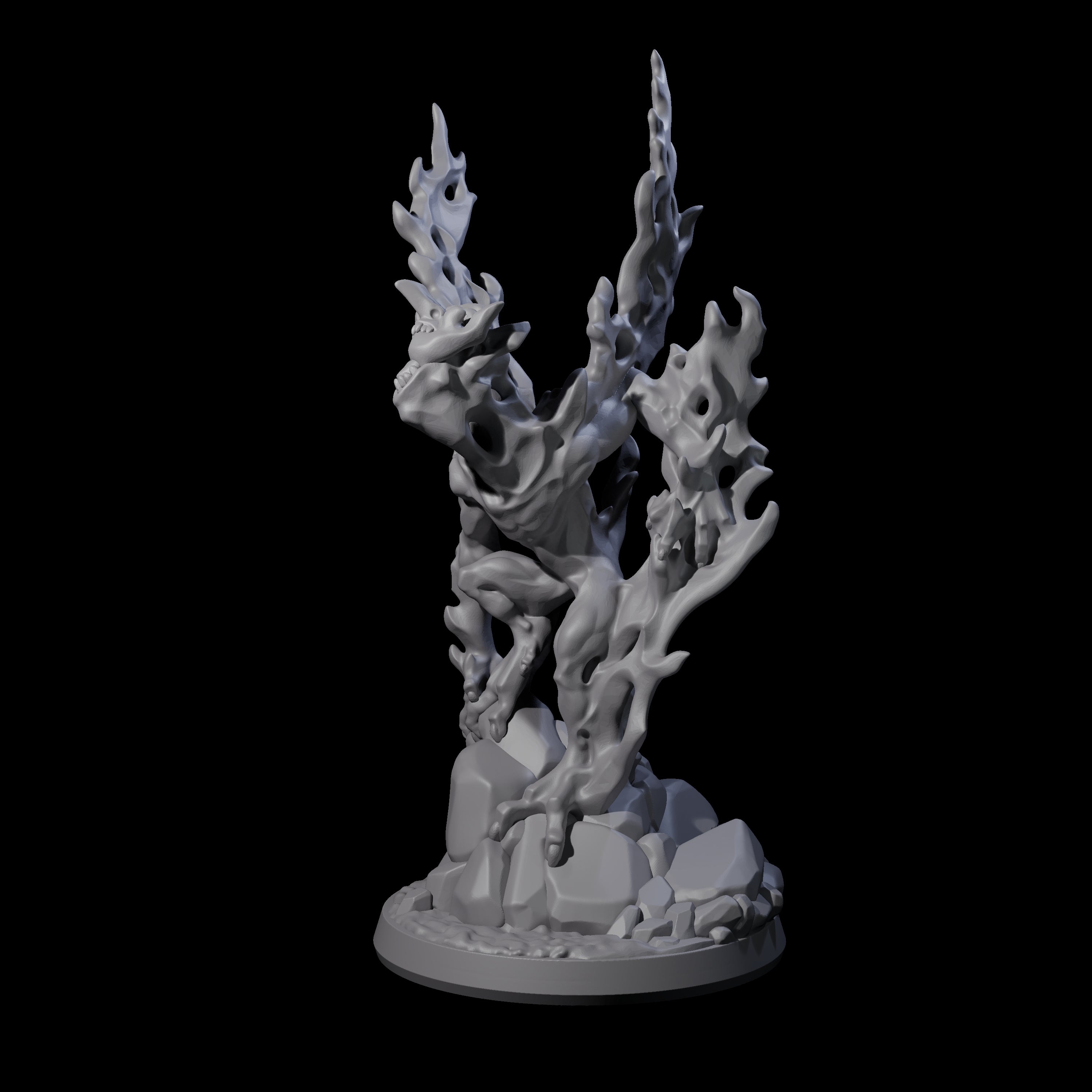 Boiling Magma Mephit Miniature for Dungeons and Dragons, Pathfinder or other TTRPGs