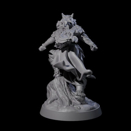 Bold Forest Hunter Miniature for Dungeons and Dragons, Pathfinder or other TTRPGs