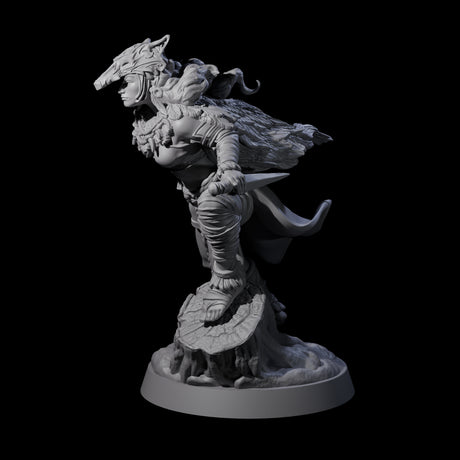 Bold Forest Hunter Miniature for Dungeons and Dragons, Pathfinder or other TTRPGs