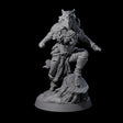 Bold Forest Hunter Miniature for Dungeons and Dragons, Pathfinder or other TTRPGs