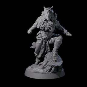 Bold Forest Hunter Miniature for Dungeons and Dragons, Pathfinder or other TTRPGs