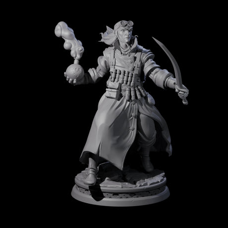 Bombs Away Elf Alchemist Miniature for Dungeons and Dragons, Pathfinder or other TTRPGs