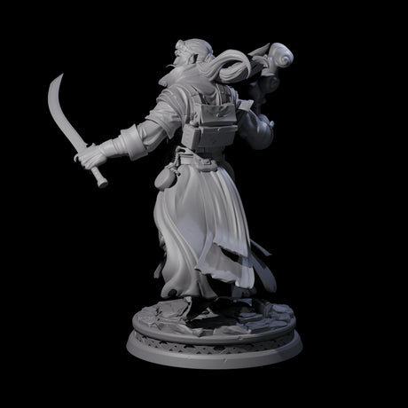 Bombs Away Elf Alchemist Miniature for Dungeons and Dragons, Pathfinder or other TTRPGs