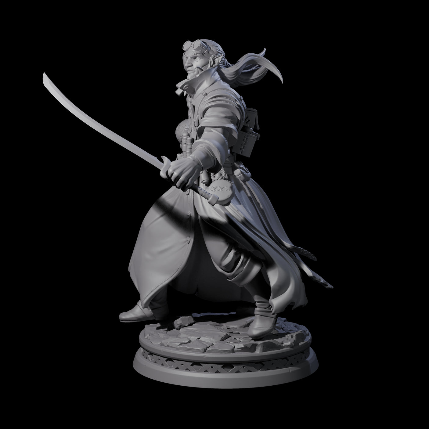 Bombs Away Elf Alchemist Miniature for Dungeons and Dragons, Pathfinder or other TTRPGs