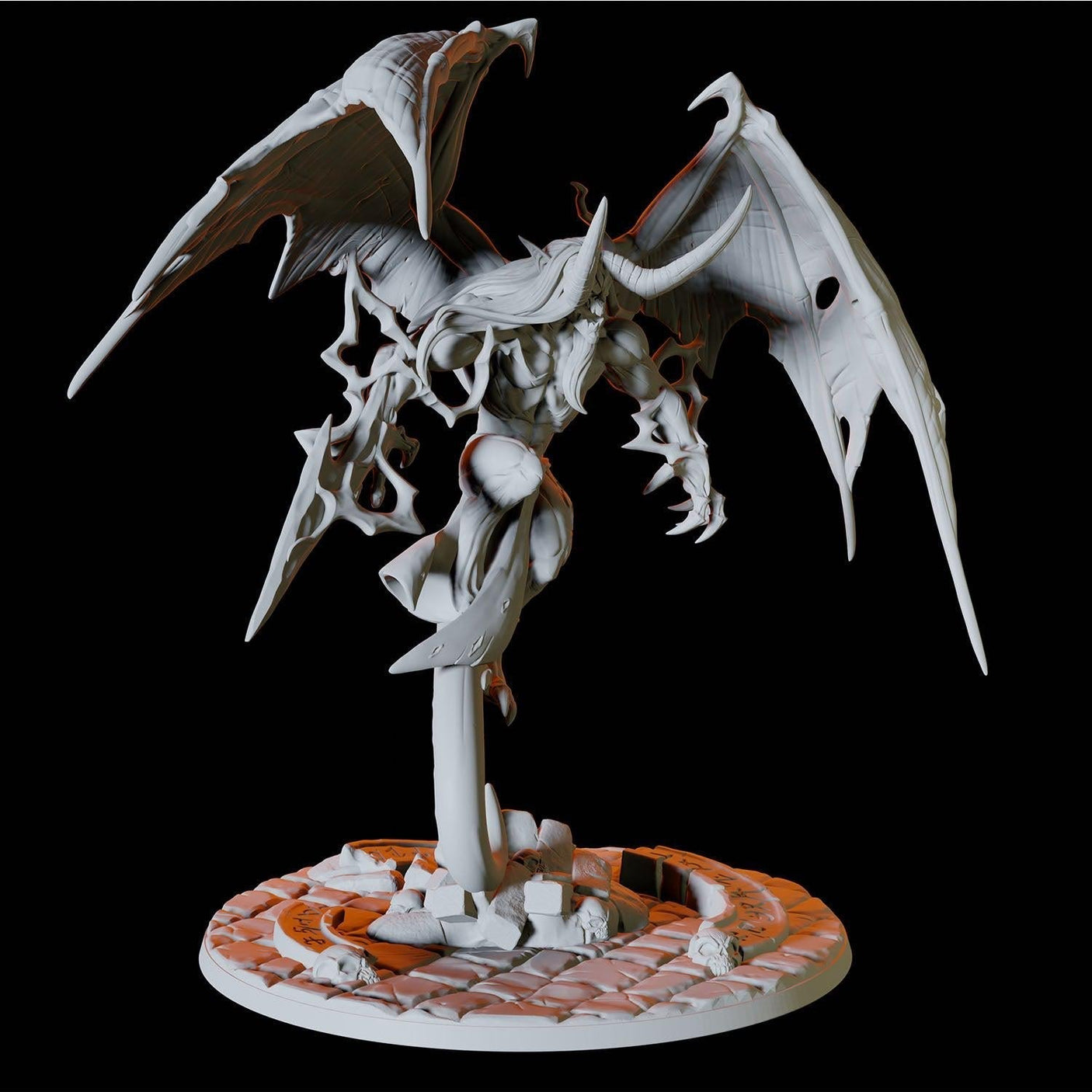 Bone Devil Miniature for Dungeons and Dragons, Pathfinder or other TTRPGs