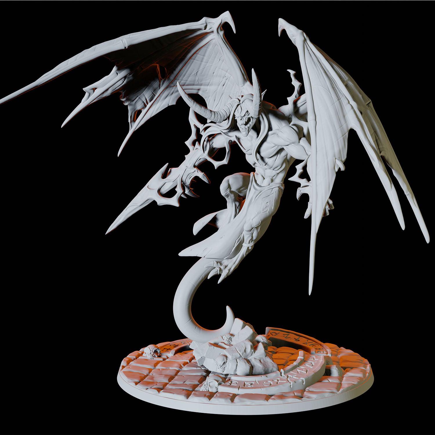 Bone Devil Miniature for Dungeons and Dragons - Myth Forged