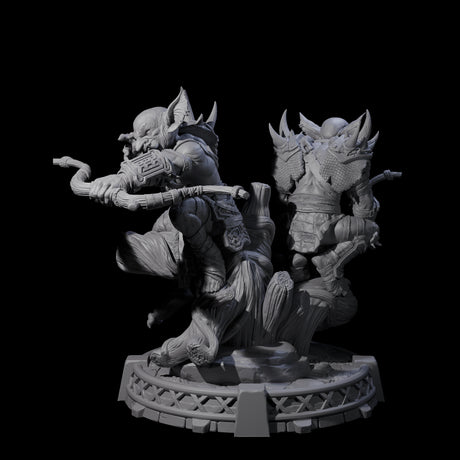 Bonebranch Goblin A Miniature for Dungeons and Dragons, Pathfinder or other TTRPGs