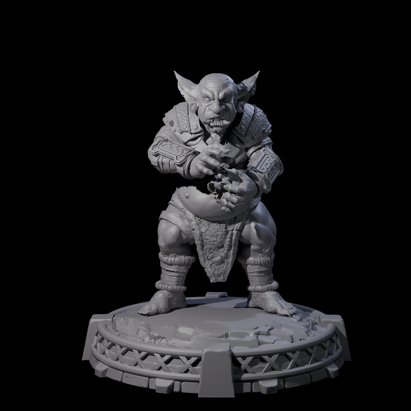 Bonebranch Goblin E Miniature for Dungeons and Dragons, Pathfinder or other TTRPGs