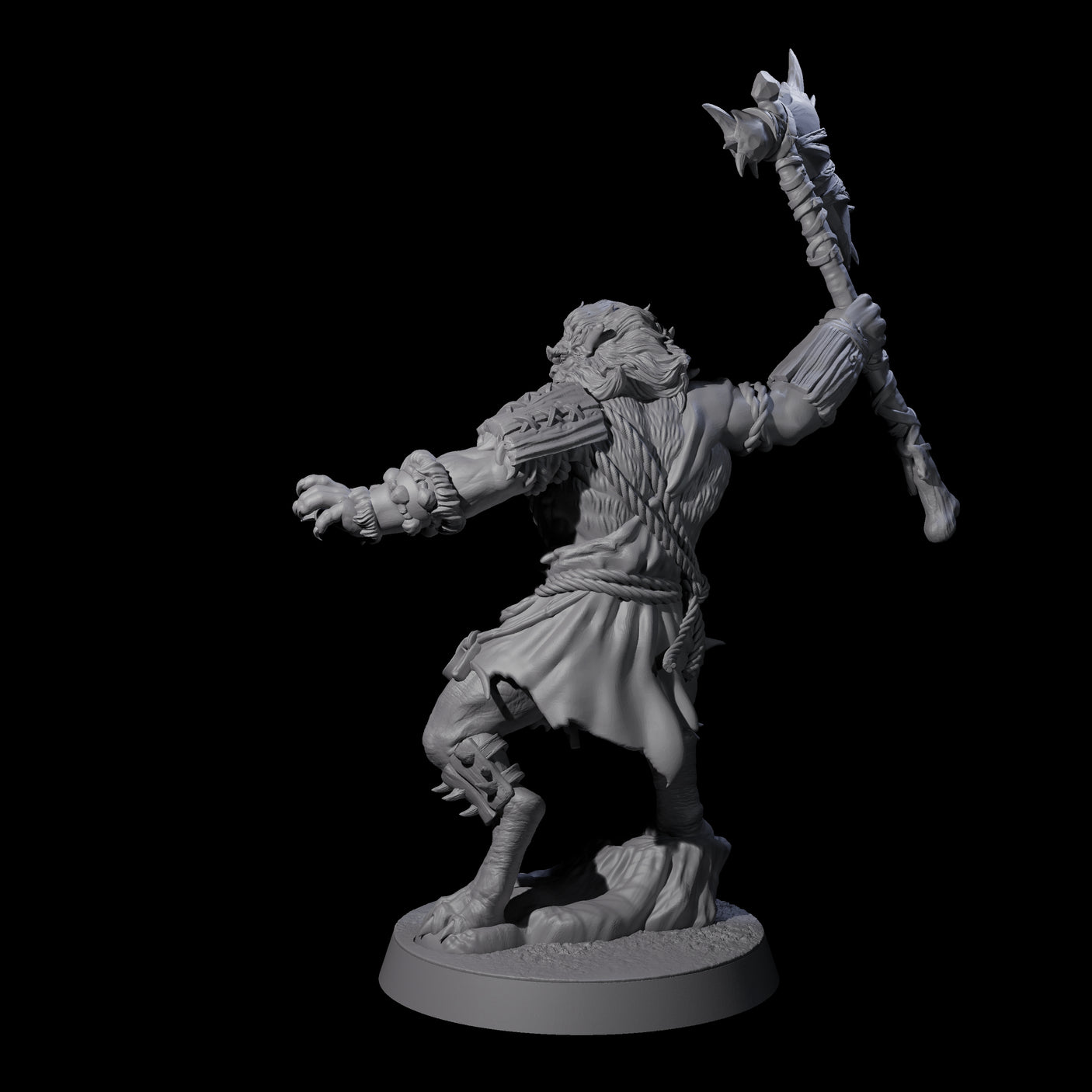 Boneshaker Bugbear Miniature for Dungeons and Dragons, Pathfinder or other TTRPGs