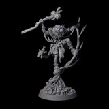 Bonkers Hadozee Druid Miniature for Dungeons and Dragons, Pathfinder or other TTRPGs