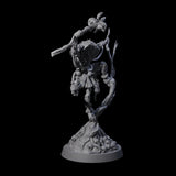 Bonkers Hadozee Druid Miniature for Dungeons and Dragons, Pathfinder or other TTRPGs