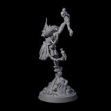 Bonkers Hadozee Druid Miniature for Dungeons and Dragons, Pathfinder or other TTRPGs