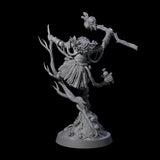 Bonkers Hadozee Druid Miniature for Dungeons and Dragons, Pathfinder or other TTRPGs