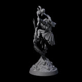Bonkers Hadozee Druid Miniature for Dungeons and Dragons, Pathfinder or other TTRPGs