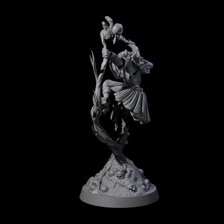 Bonkers Hadozee Druid Miniature for Dungeons and Dragons, Pathfinder or other TTRPGs