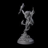 Bonkers Hadozee Druid Miniature for Dungeons and Dragons, Pathfinder or other TTRPGs