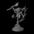 Bonkers Hadozee Druid Miniature for Dungeons and Dragons, Pathfinder or other TTRPGs