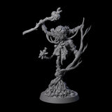Bonkers Hadozee Druid Miniature for Dungeons and Dragons, Pathfinder or other TTRPGs