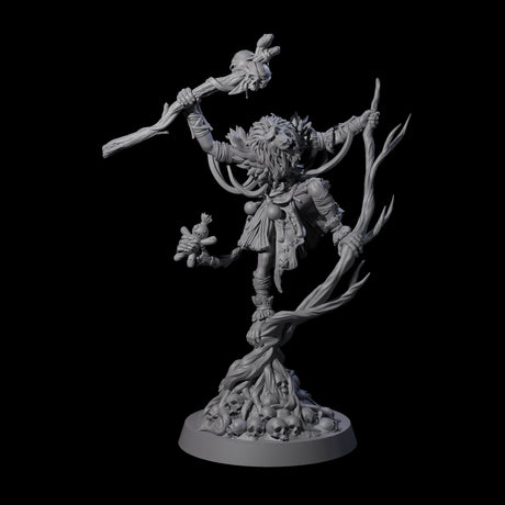 Bonkers Hadozee Druid Miniature for Dungeons and Dragons, Pathfinder or other TTRPGs