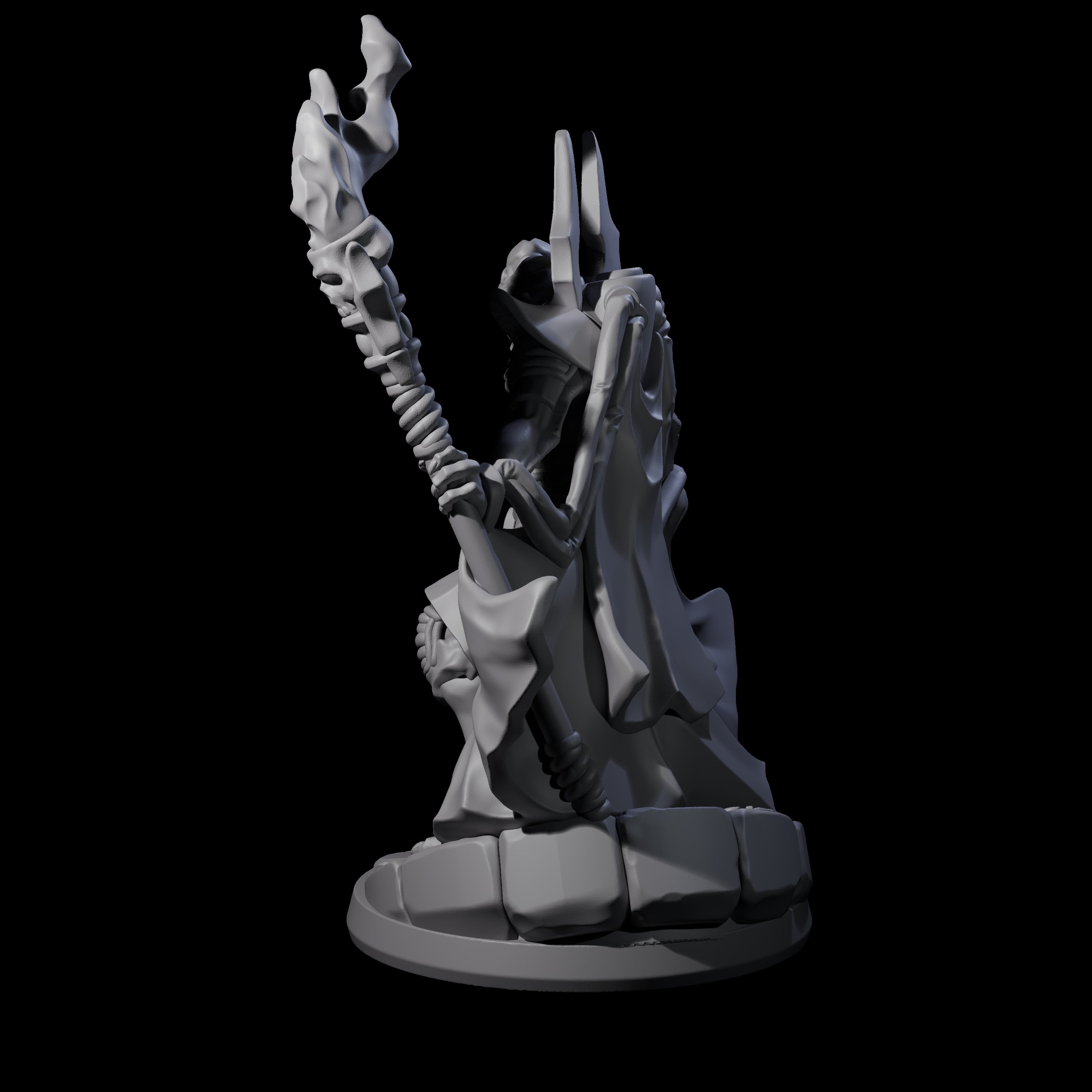 Bony Mind Flayer A Miniature for Dungeons and Dragons, Pathfinder or other TTRPGs
