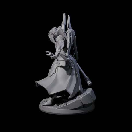 Bony Mind Flayer A Miniature for Dungeons and Dragons, Pathfinder or other TTRPGs