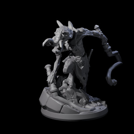 Bony Mind Flayer C Miniature for Dungeons and Dragons, Pathfinder or other TTRPGs