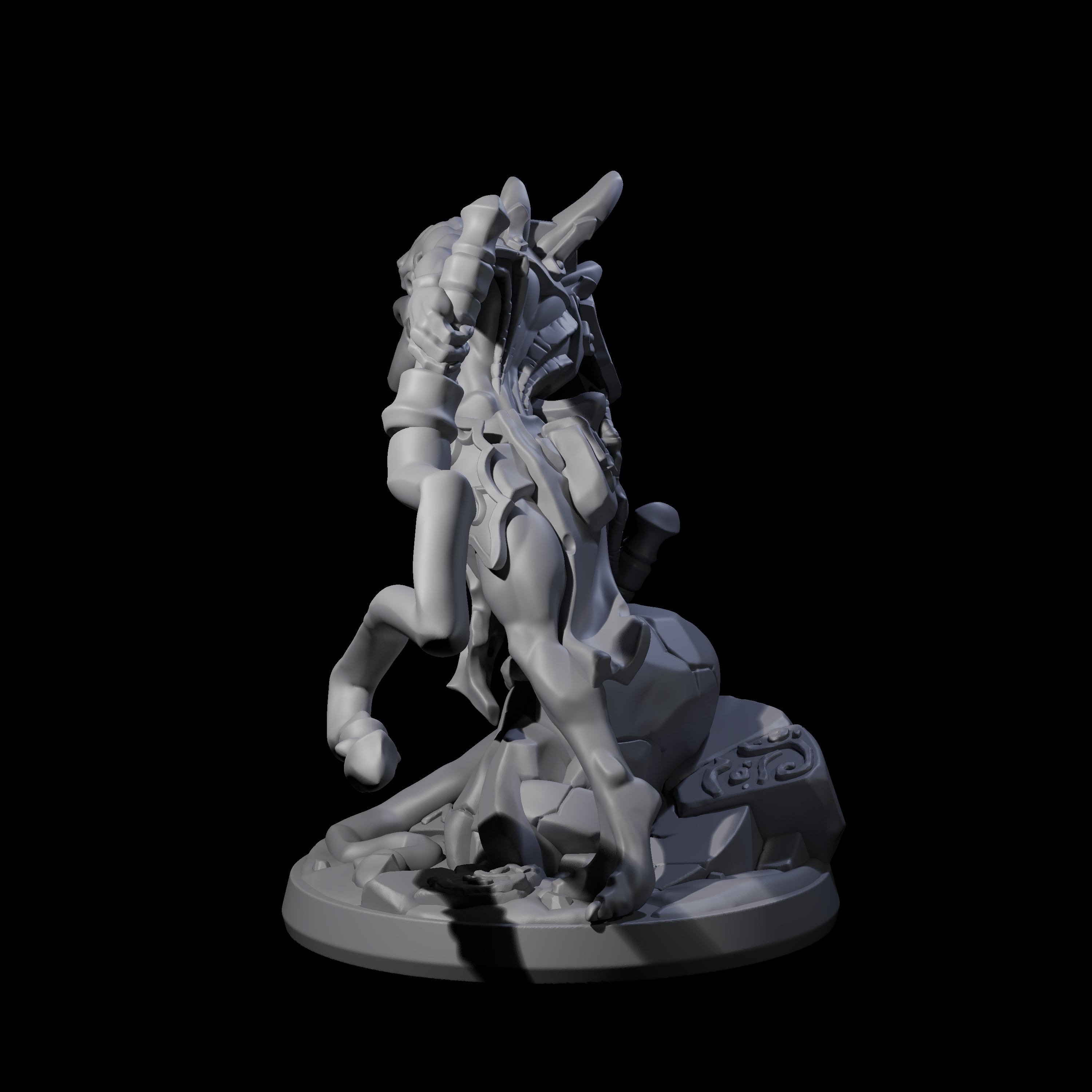Bony Mind Flayer C Miniature for Dungeons and Dragons, Pathfinder or other TTRPGs
