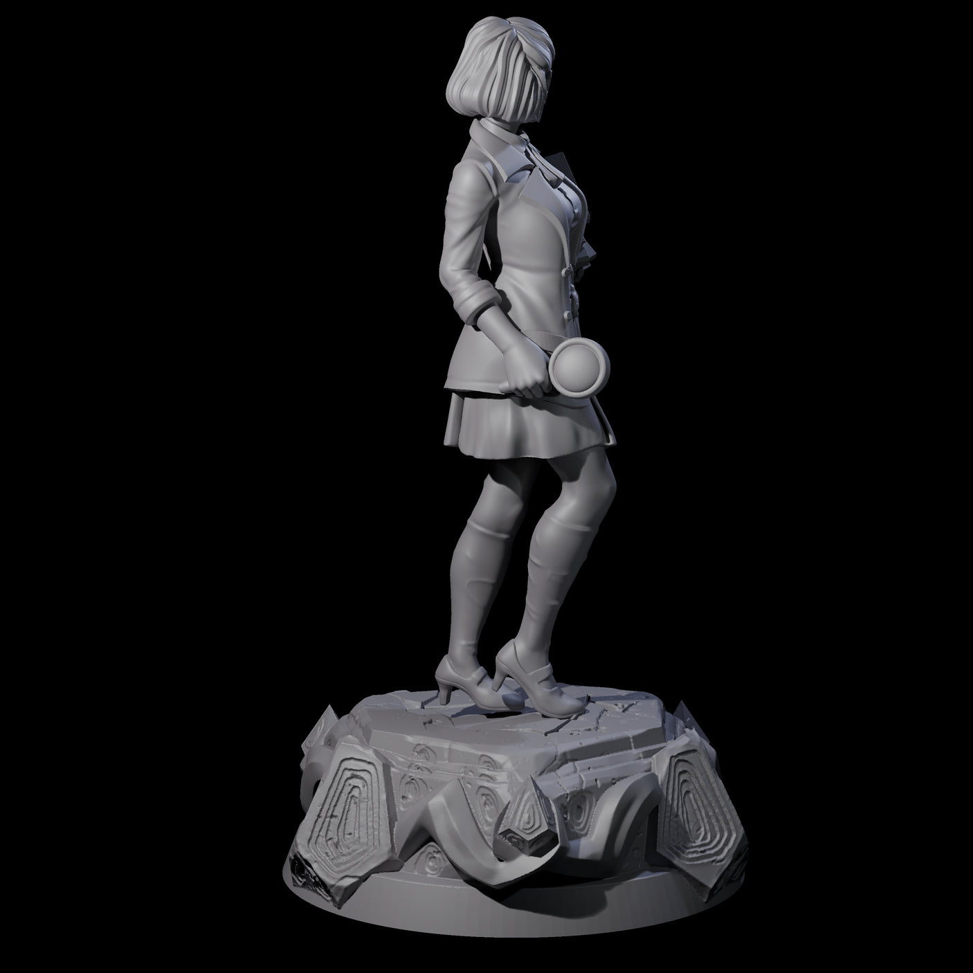 Bookish Human Scholar Miniature for Dungeons and Dragons, Pathfinder or other TTRPGs