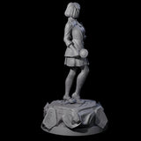 Bookish Human Scholar Miniature for Dungeons and Dragons, Pathfinder or other TTRPGs