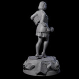 Bookish Human Scholar Miniature for Dungeons and Dragons, Pathfinder or other TTRPGs