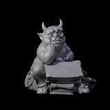 Bookworm Imp Scholar Miniature for Dungeons and Dragons, Pathfinder or other TTRPGs