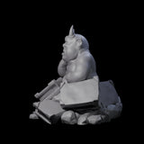 Bookworm Imp Scholar Miniature for Dungeons and Dragons, Pathfinder or other TTRPGs