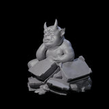 Bookworm Imp Scholar Miniature for Dungeons and Dragons, Pathfinder or other TTRPGs