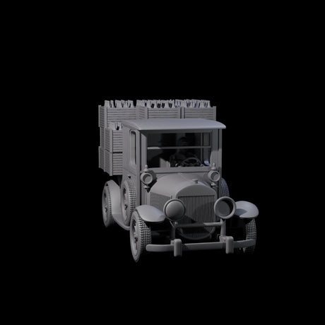 Bootlegger Ford T Car Miniature for Dungeons and Dragons, Pathfinder or other TTRPGs