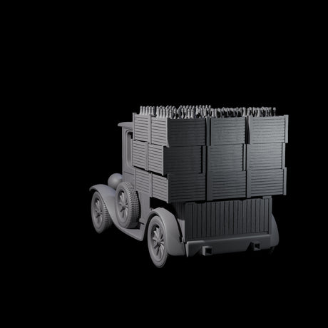 Bootlegger Ford T Car Miniature for Dungeons and Dragons, Pathfinder or other TTRPGs