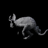 Bounding Jackalope A Miniature for Dungeons and Dragons, Pathfinder or other TTRPGs