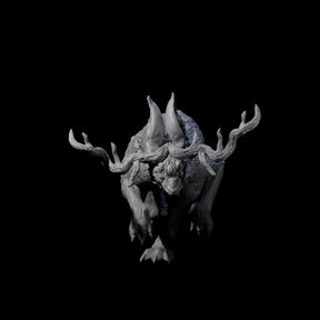 Bounding Jackalope A Miniature for Dungeons and Dragons, Pathfinder or other TTRPGs
