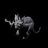 Bounding Jackalope A Miniature for Dungeons and Dragons, Pathfinder or other TTRPGs