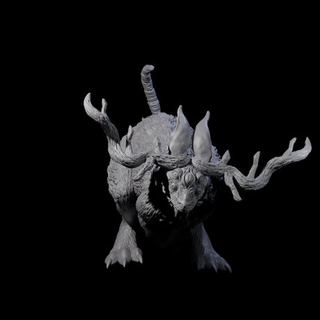 Bounding Jackalope B Miniature for Dungeons and Dragons, Pathfinder or other TTRPGs