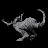 Bounding Jackalope B Miniature for Dungeons and Dragons, Pathfinder or other TTRPGs