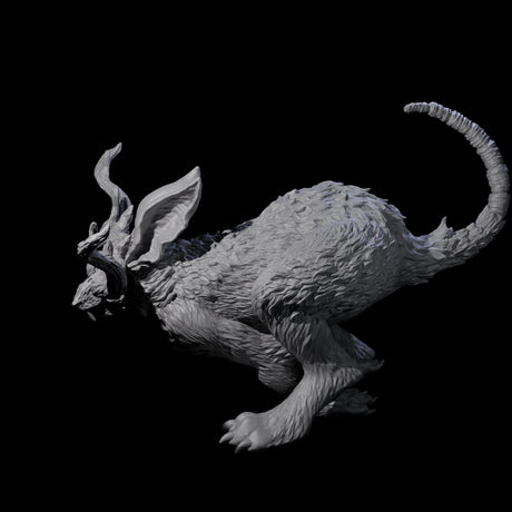 Bounding Jackalope B Miniature for Dungeons and Dragons, Pathfinder or other TTRPGs