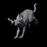Bounding Jackalope C Miniature for Dungeons and Dragons, Pathfinder or other TTRPGs
